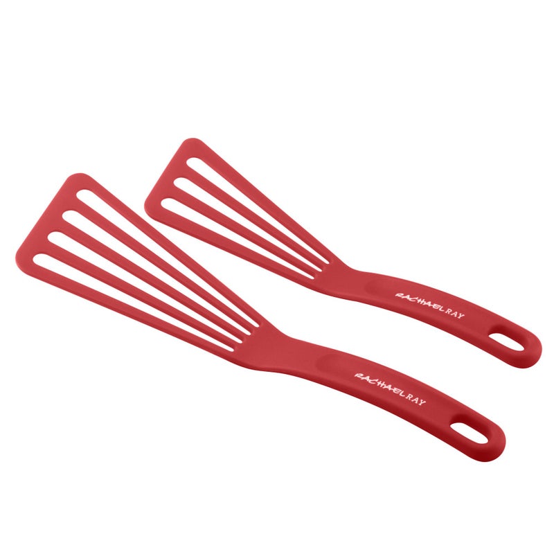 Rachael Ray 46408 Nylon Nonstick Set, Red, 6-Piece, Tools and Gadgets, One Size - Image 4